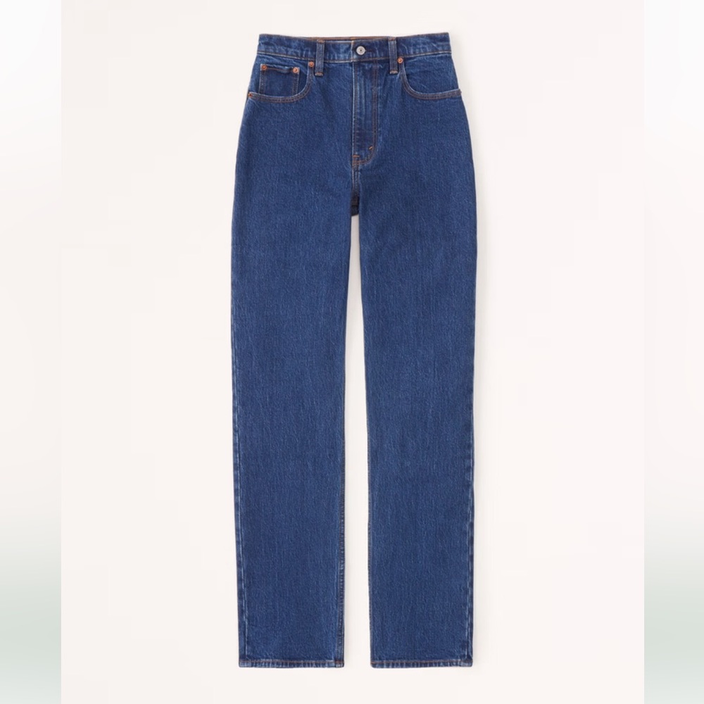 Abercrombie Ultra High Rise 90s Straight Jean- Curve Love